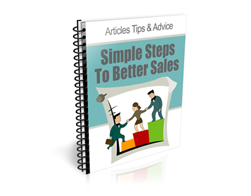 Simple Steps to Better Sales